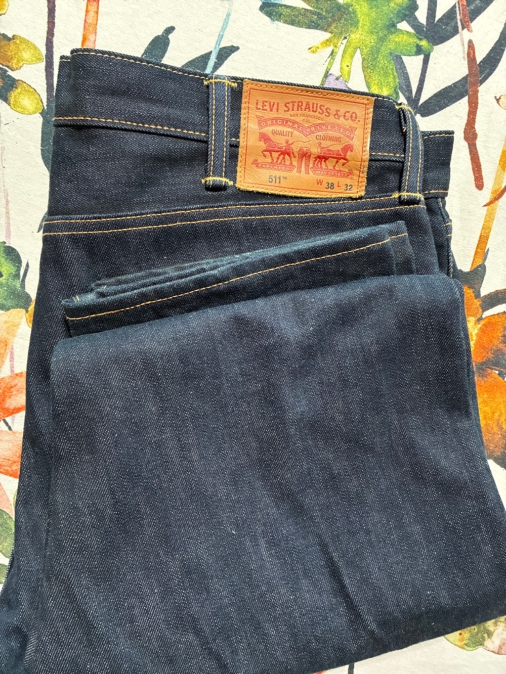 NWOT Levi's Dark Indigo 511 Slim Straight Jeans
